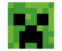 Serwetki papierowe Minecraft, 33x33 cm, 20 szt. (papier FSC)