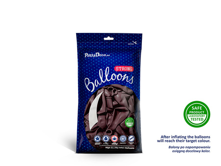 Balony Strong 12cm, Metallic Maroon (1 op. / 100 szt.)