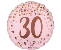 Balon foliowy 18" Pretty pink 30th birthday