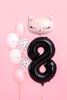 Balon foliowy Cyfra ''8'', 86cm, czarny