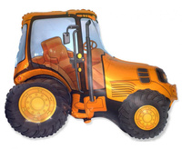 Balon foliowy 24" - "Traktor" (pomarańczowy)