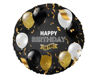 Balon foliowy Happy Birthday To You, 18 cali