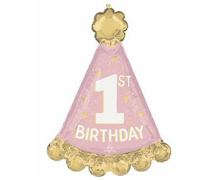 Balon foliowy 18" SHP- Little Miss Wonderful 1st Bday