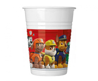 Kubeczki plastikowe , Paw Patrol - Ready for Action (Nickelodeon), 200ml, 8 szt.
