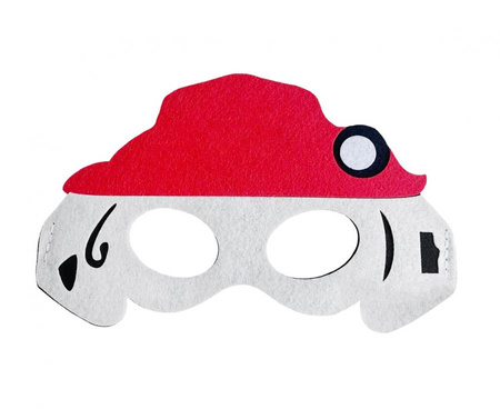 Maska filcowa Psia Brygada - Strażak, 20x12 cm