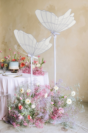 Dekoracja Motyl LED, 80cm