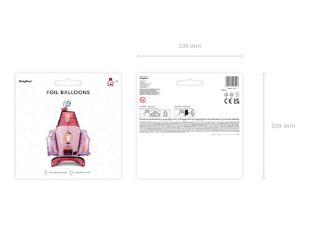 Balon foliowy Nawiedzony Dom, 89,5x116,5 cm, mix