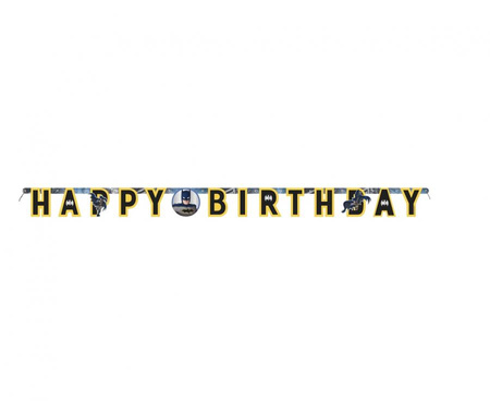 Baner BATMAN Happy Birthday, 175 cm