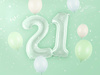 Balon foliowy Cyfra ''2'', 72cm, zieleń