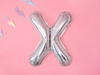 Balon foliowy Litera ''X'', 35cm, holograficzny
