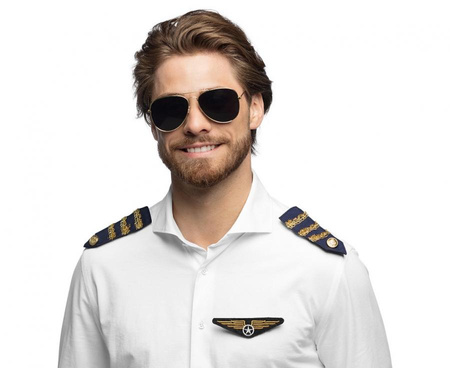 Zestaw Pilota (okulary, odznaka, naramienniki)