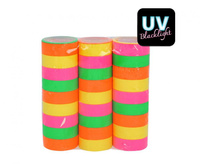 Serpentyny papierowe, neon, 3 szt.