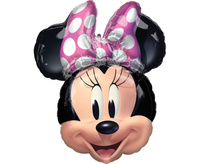Balon foliowy SuperShape Myszka Minnie, 53x66 cm, zapakowany