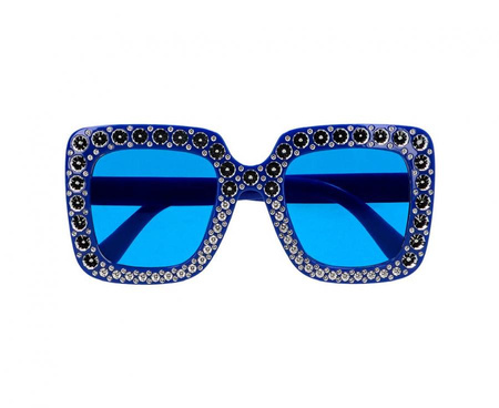 Okulary Bling, niebieskie