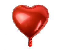 Balon foliowy Serce, czerwone, 18/ 100szt.