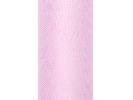 Tiul gładki, j. róż, 0,15 x 9m (1 szt. / 9 mb.)