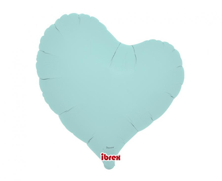 Balon foliowy, serce Sweet 14", Pastel Blue, 5 szt.
