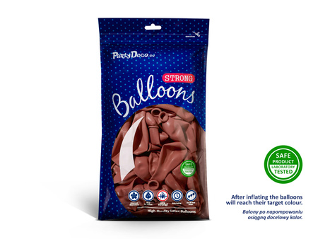 Balony Strong 30 cm, Pastel Burgundy (1 op. / 100 szt.)
