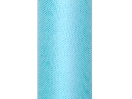 Tiul gładki, turkus, 0,3 x 9m