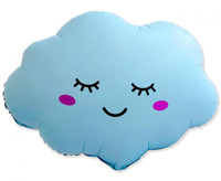 Balon foliowy 24" - Chmurka (matowa Baby Blue)