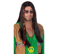 Peruka Flower Power, hipis