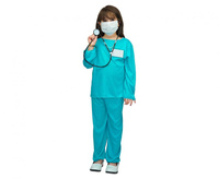 Zestaw dla dzieci Pielęgniarka (koszula, spodnie, maska), rozm. 110/120 cm