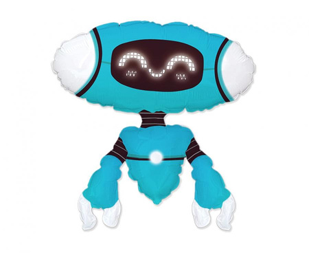 Balon foliowy 24" - Robot Blue