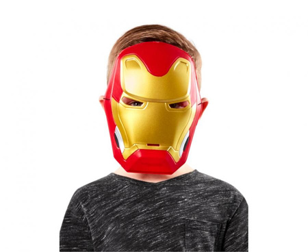 Maska plastikowa dla dzieci Iron Man , rozm. uniw.