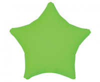 Balon foliowy Gwiazda, fluor zielony, 19