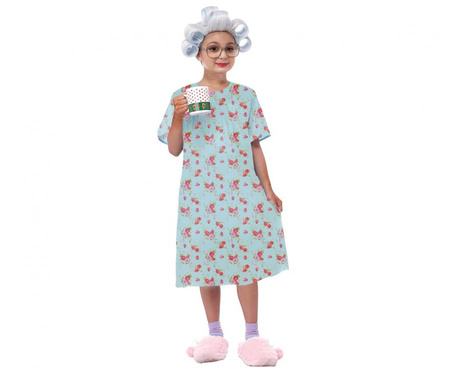 Strój dla dzieci Staruszka (sukienka), rozm. 110/120 cm