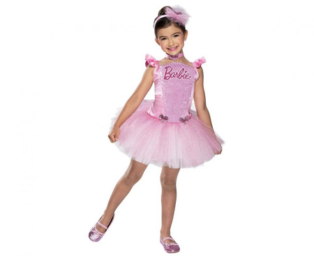 Zestaw dla dziewczynki Baletnica Barbie (sukienka, choker, opaska), rozm. L