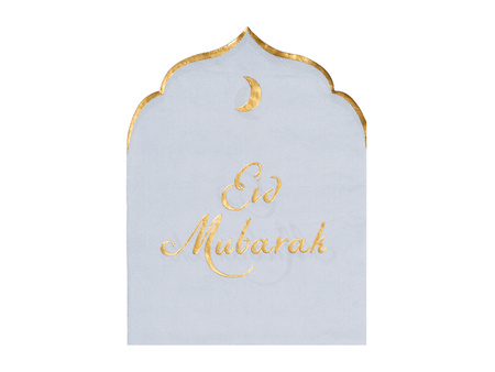 Serwetki Eid Mubarak, 16x13.5 cm (1 op. / 12 szt.)