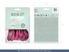 Balony Eco 30cm metalizowane, fuksja (1 op. / 10 szt.)