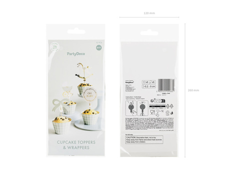 Zestaw do muffinek Oh Baby, mix (1 op. / 6 szt.)