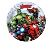 Talerzyki papierowe Avengers Infinity Stones Next Generation Disney, 20 cm, 8szt. (papier FSC)