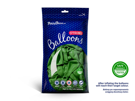 Balony Strong 30cm, Pastel Bright Green (1 op. / 100 szt.)