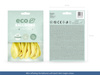 Balony Eco 30cm pastelowe, jasny żółty (1 op. / 10 szt.)