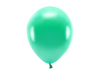 Balony Eco 26cm metalizowane, zielony (1 op. / 100 szt.)