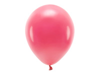 Balony Eco 30cm pastelowe, jasny czerwony (1 op. / 100 szt.)