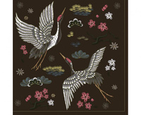 Serwetki papierowe Embridered Cranes, 33 x 33 cm,  20 szt.