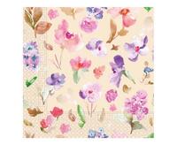Serwetki papierowe Watercolor Flowers Decorata, rozm. 33 x 33 cm, 20 szt.