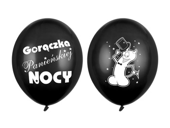 Balony 30cm Gorączka..., P. Black (1 op. / 50 szt.)