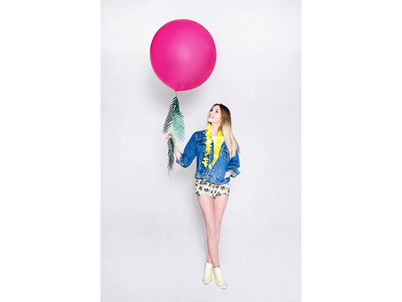 Balon okrągły 1m, Pastel Fuchsia
