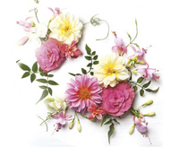 Serwetki pap. Delicate Flowers Composition, 33x33 cm