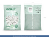Balony Eco 30cm pastelowe, biały (1 op. / 100 szt.)
