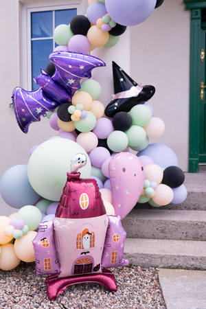 Balon foliowy Nawiedzony Dom, 89,5x116,5 cm, mix