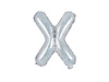 Balon foliowy Litera ''X'', 35cm, holograficzny