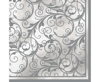 Serwetki papierowe White&Silver, 33 x 33 cm,  20 szt.