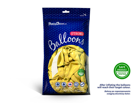 Balony Strong 30cm, Pastel Lemon Zest (1 op. / 50 szt.)