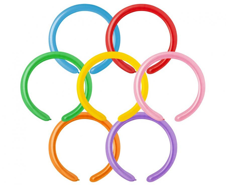 Balon D2 - Rurki włoskie, typ 160, mix / 100 szt.